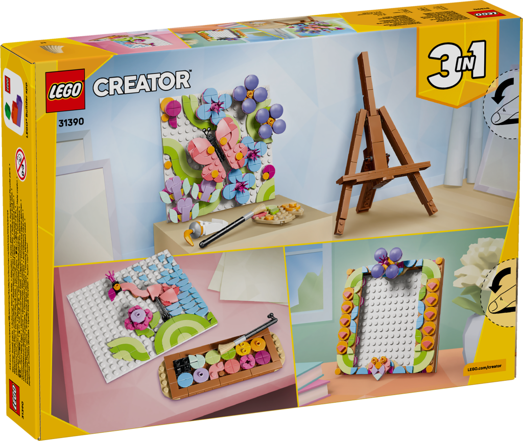boîte LEGO Creator 3-en-1 31390 Tableau Floral