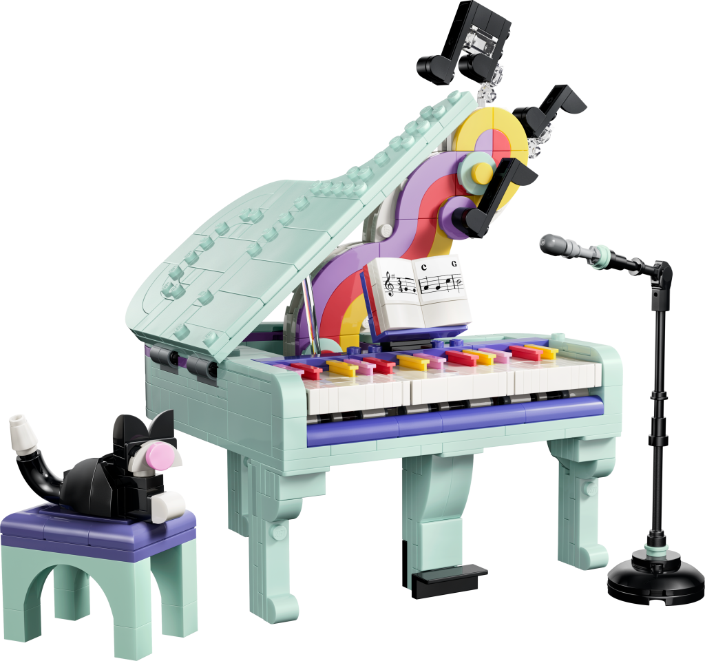 LEGO Creator 3-en-1 31392 Décoration Musicale : Piano et Chat