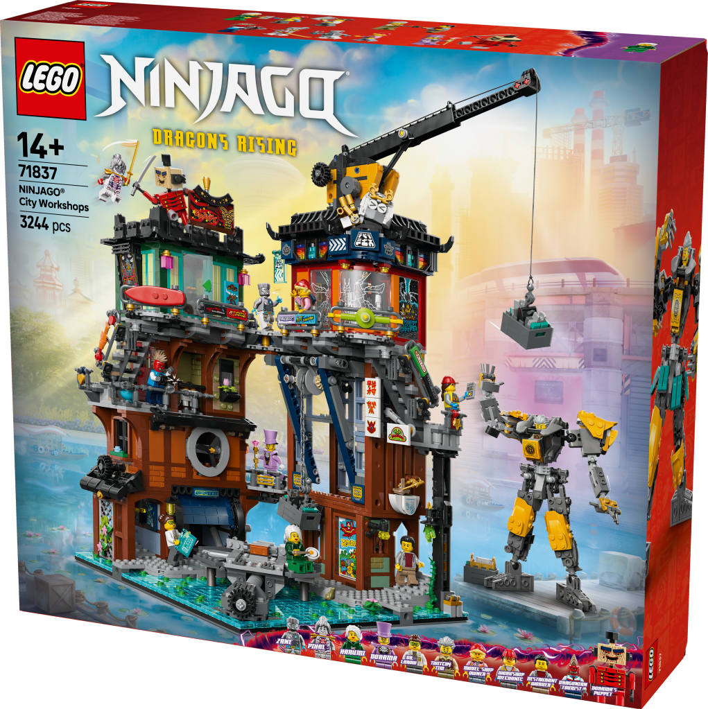 boîte LEGO NINJAGO 71837 Ateliers NINJAGO® City