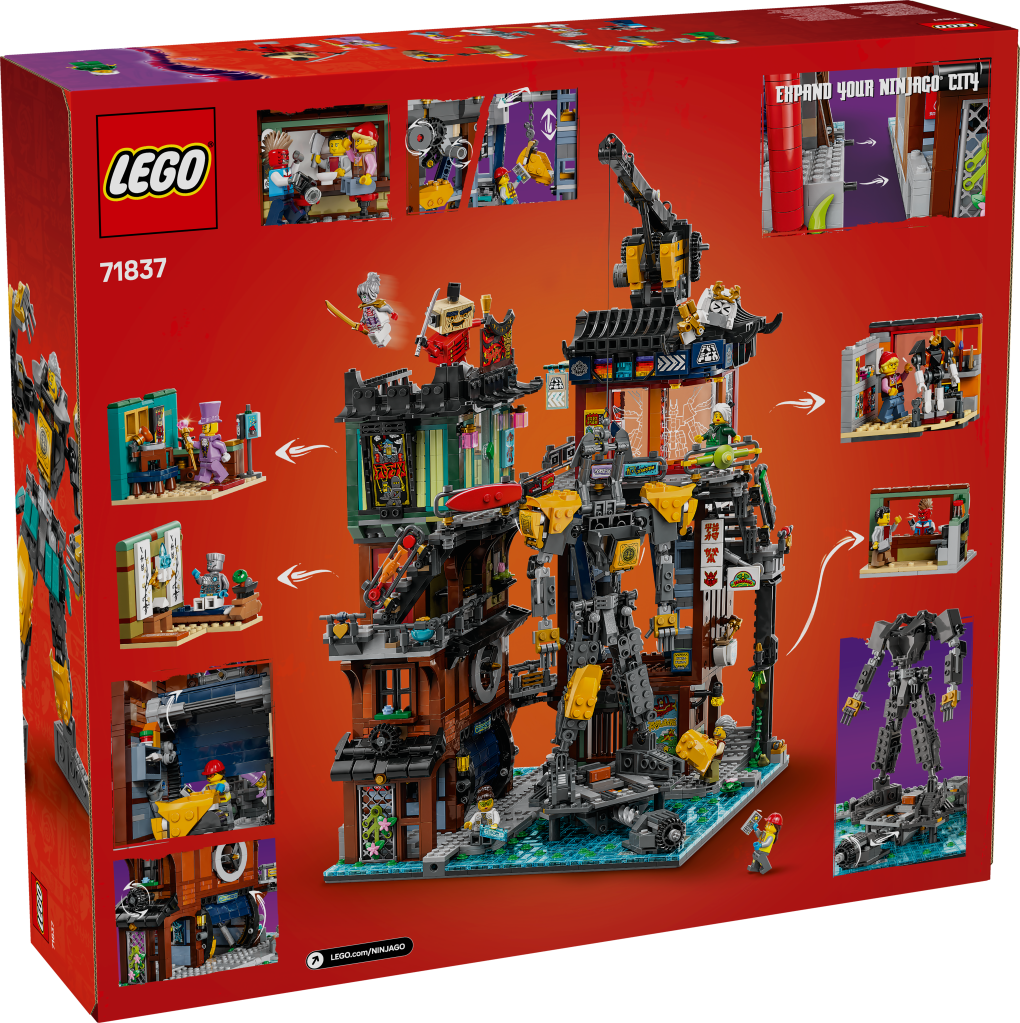 boîte LEGO NINJAGO 71837 Ateliers NINJAGO® City