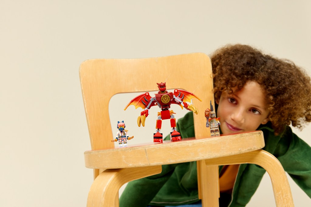 détails LEGO NINJAGO 71851 Pack de combat : le robot dragon de Kai