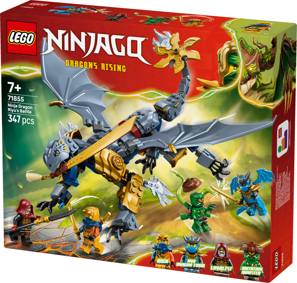 boîte LEGO NINJAGO 71855 Le combat du Dragon Riyu