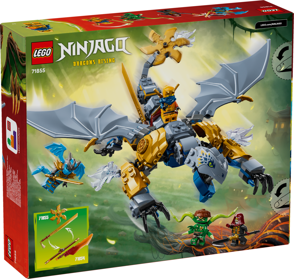 boîte LEGO NINJAGO 71855 Le combat du Dragon Riyu