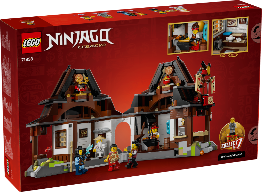 boîte LEGO NINJAGO 71858 15e anniversaire - La forge des quatre armes