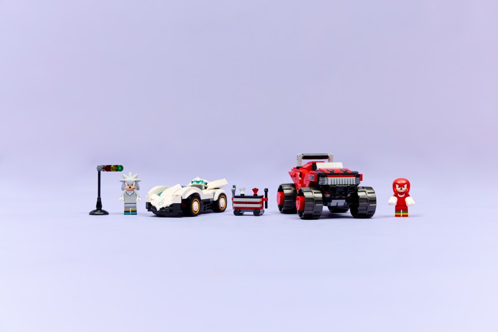 LEGO® Sonic the Hedgehog™ 77118 La Voiture de Silver contre le Monster Truck de Knuckles
