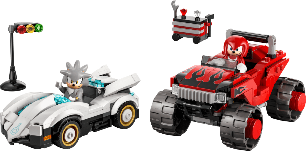 LEGO® Sonic the Hedgehog™ 77118 La Voiture de Silver contre le Monster Truck de Knuckles