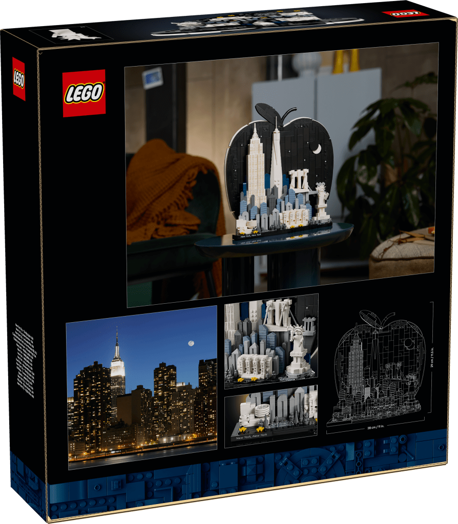 boîte LEGO Architecture 21066 New York, La Grosse Pomme