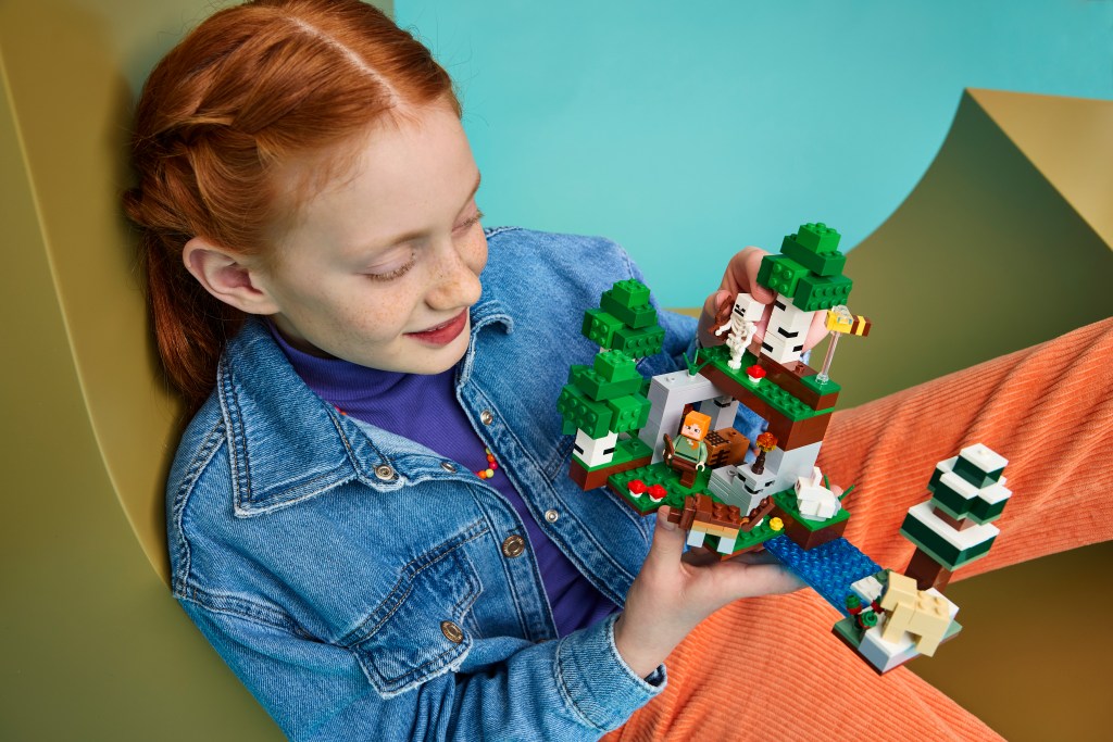 détails LEGO Minecraft 21593 L'Aventure de la Première Nuit