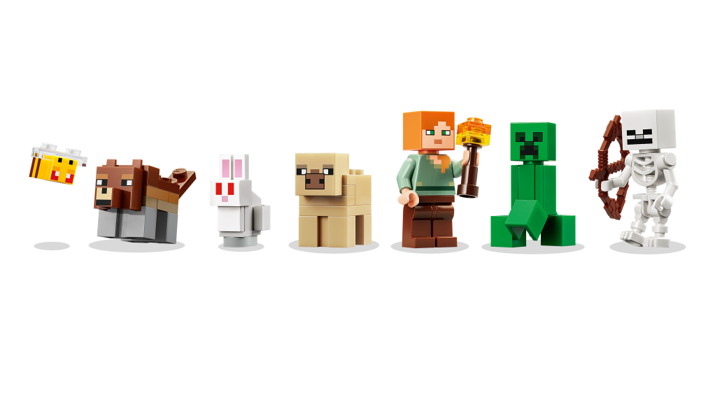 figurines LEGO Minecraft 21593 L'Aventure de la Première Nuit