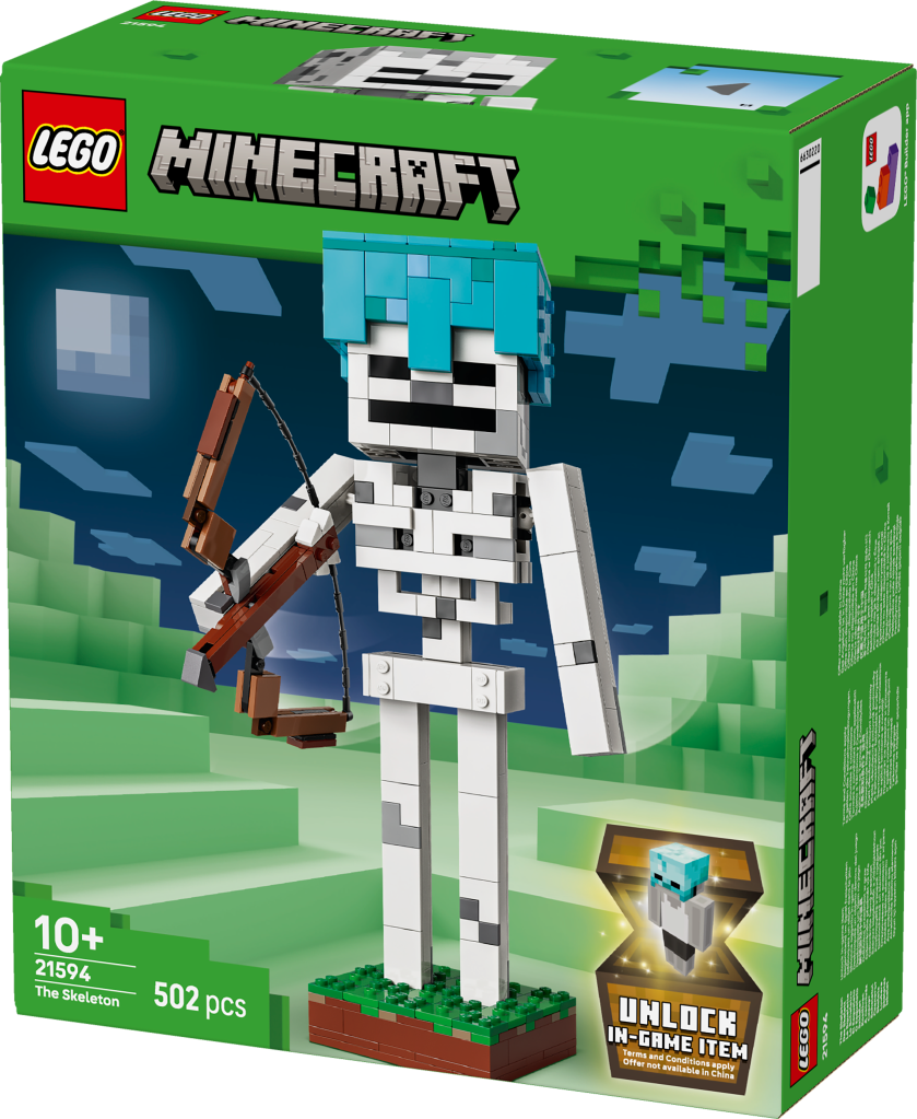 boîte LEGO Minecraft 21594 Le Squelette