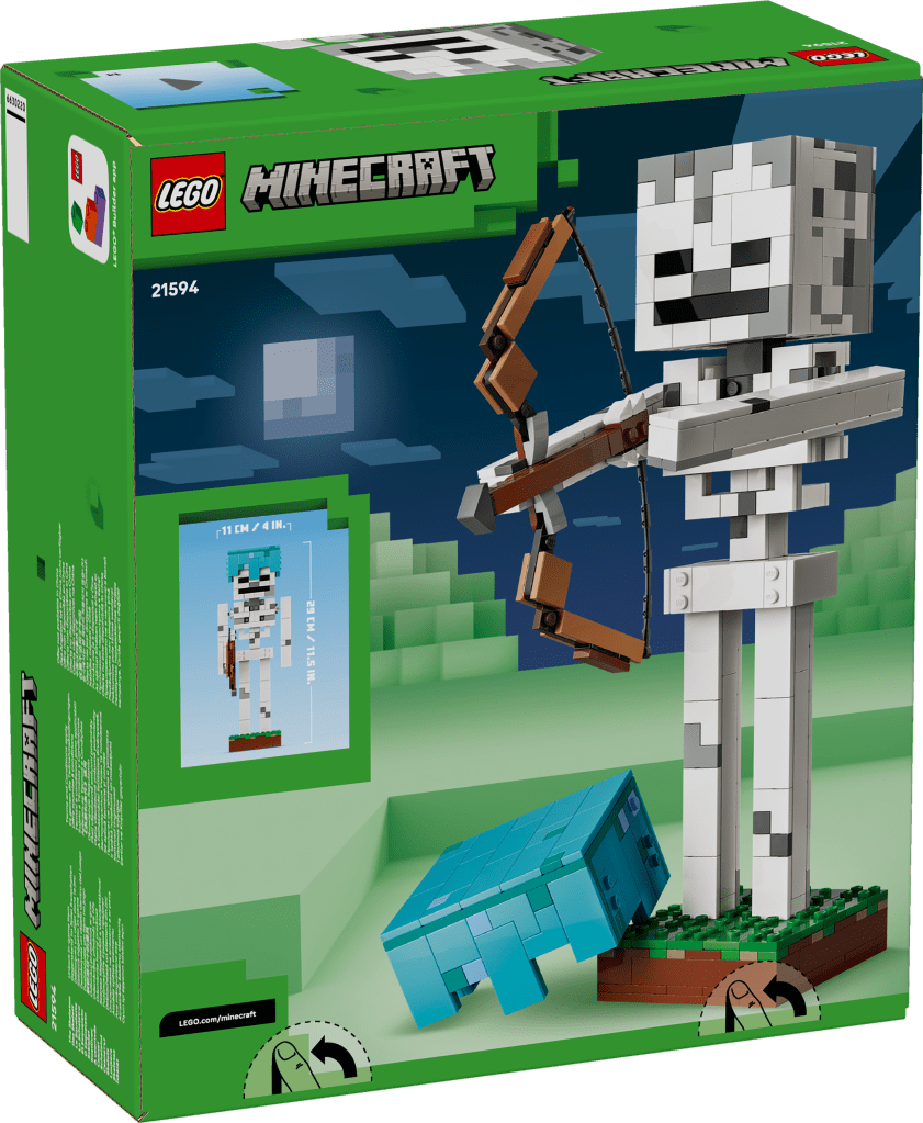 boîte LEGO Minecraft 21594 Le Squelette
