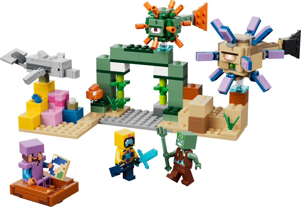 LEGO Minecraft 21598 L'Aventure Sous-Marine