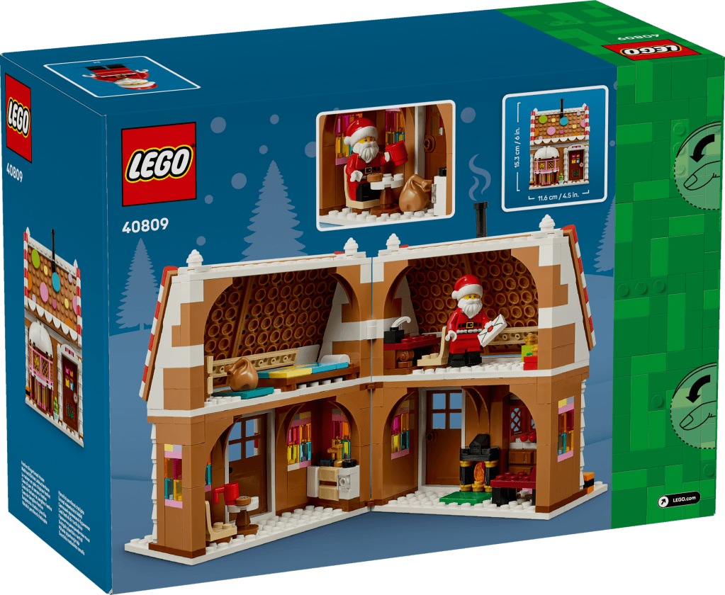 boîte LEGO 40809 La Maison en Pain d'Épices Festive