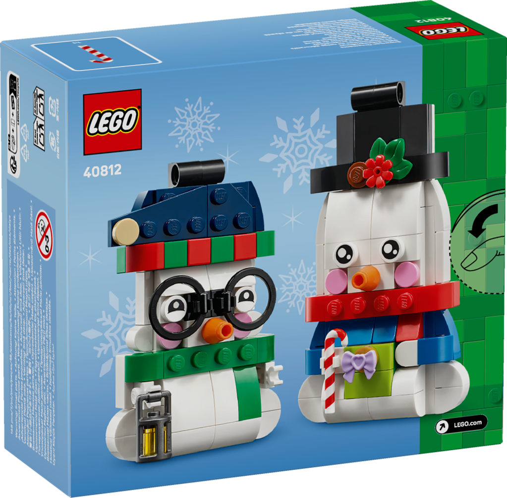boîte LEGO 40812 Les Bonshommes de Neige Décoratifs