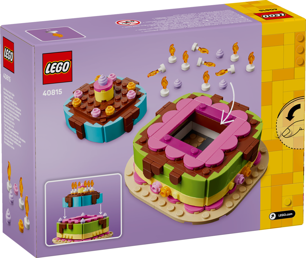 boîte LEGO 40815 Le Gâteau d'Anniversaire