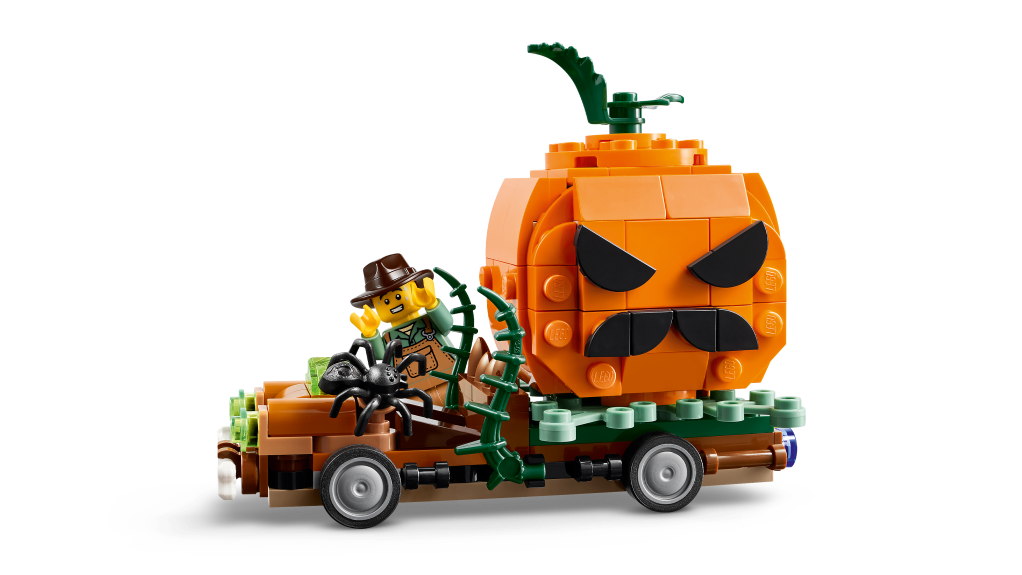 détails LEGO 40822 La Camionnette de la Citrouille d'Halloween
