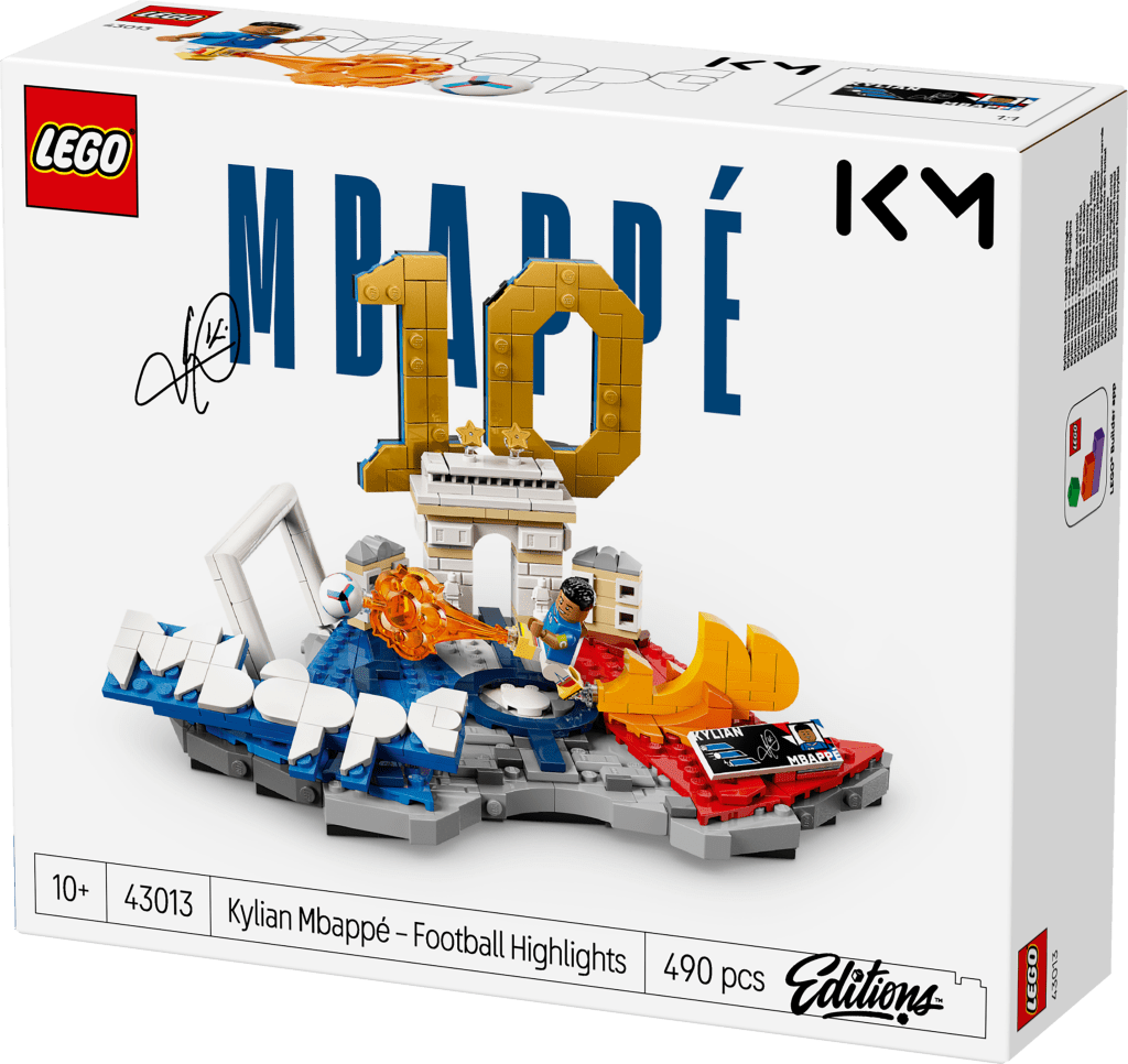 boîte LEGO Editions 43013 Kylian Mbappé – Best Of