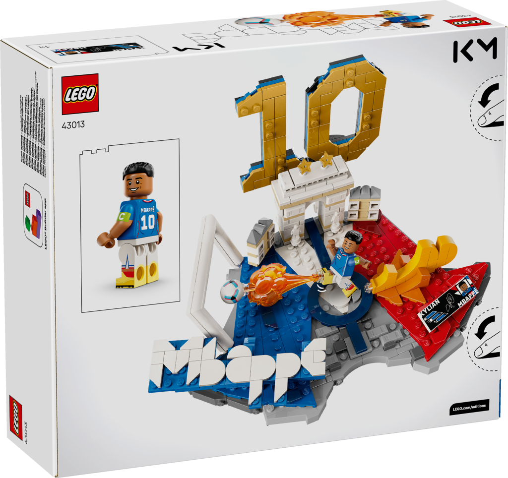boîte LEGO Editions 43013 Kylian Mbappé – Best Of