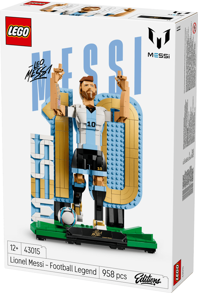 boîte LEGO Editions 43015 Lionel Messi – Légende du Foot