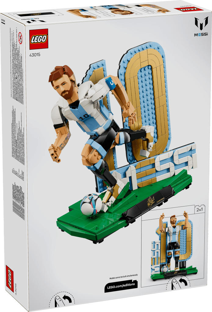 boîte LEGO Editions 43015 Lionel Messi – Légende du Foot