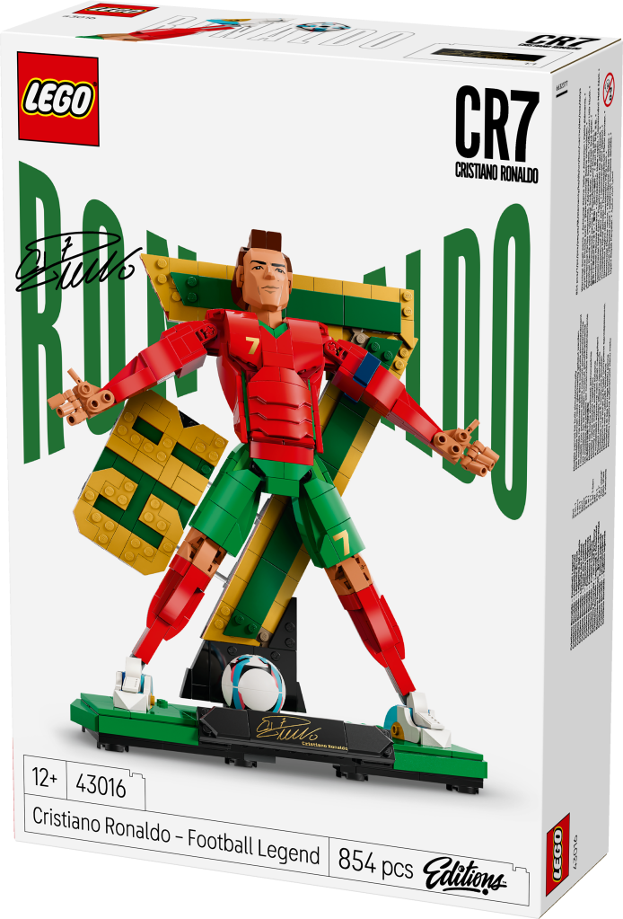 boîte LEGO Editions 43016 Cristiano Ronaldo – Légende du Foot
