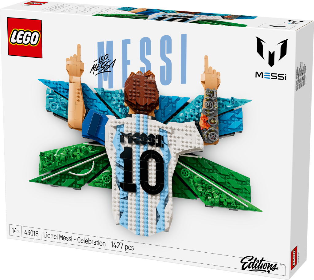 boîte LEGO Editions 43018 Lionel Messi – La Célébration