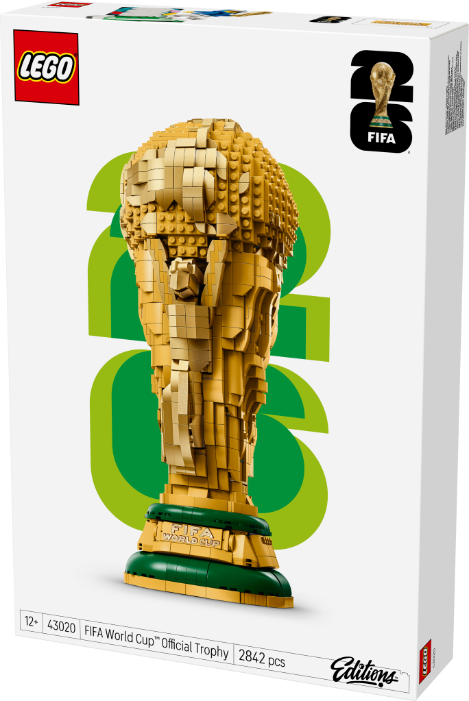 boîte LEGO Editions 43020 Trophée Officiel de la Coupe du Monde de la FIFA