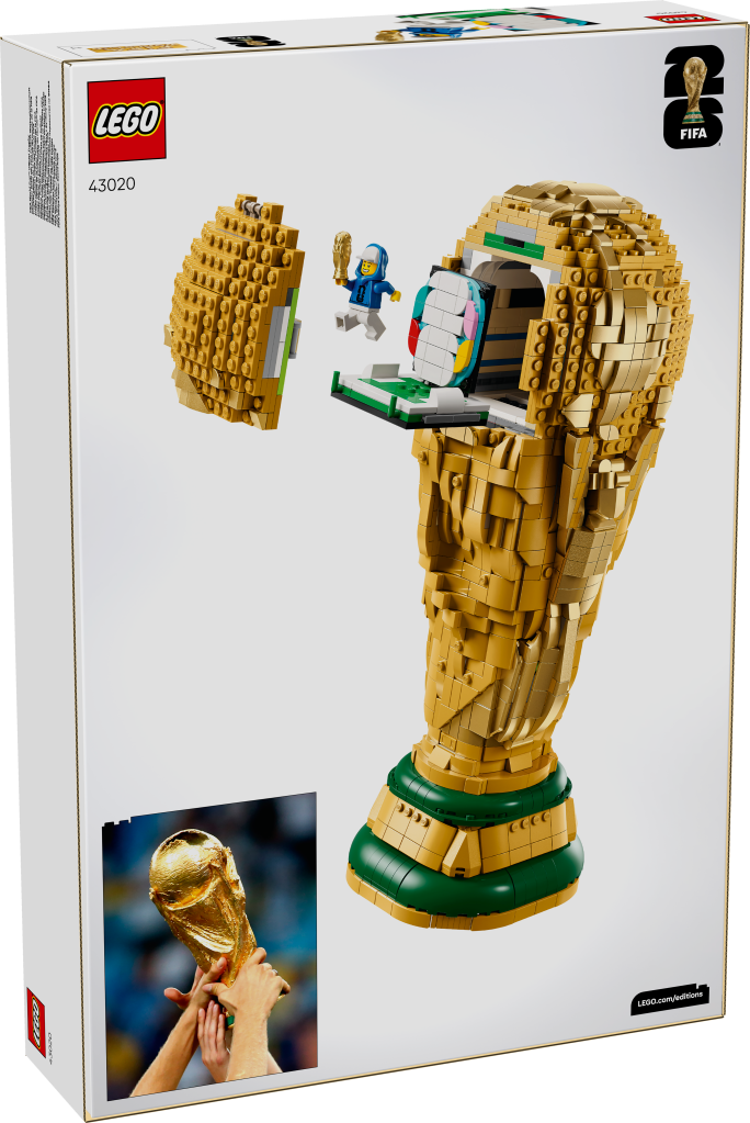 boîte LEGO Editions 43020 Trophée Officiel de la Coupe du Monde de la FIFA