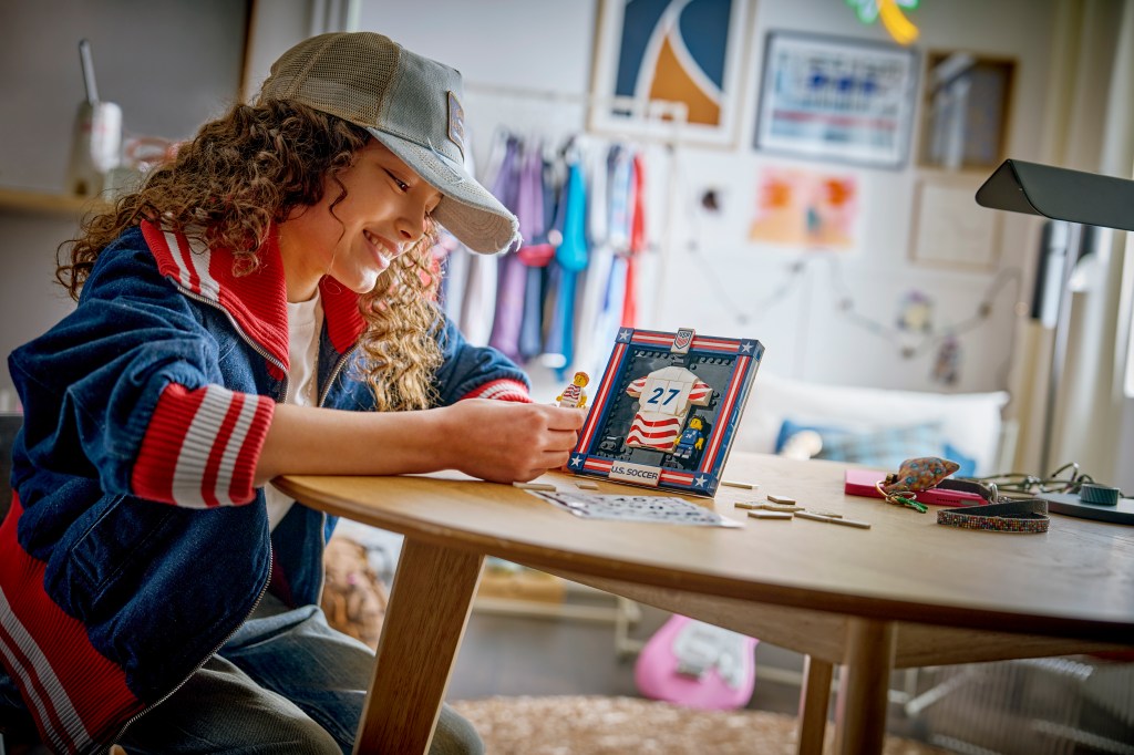 LEGO Editions 43033 Maillot 2026 de l'Équipe Nationale Américaine de Foot