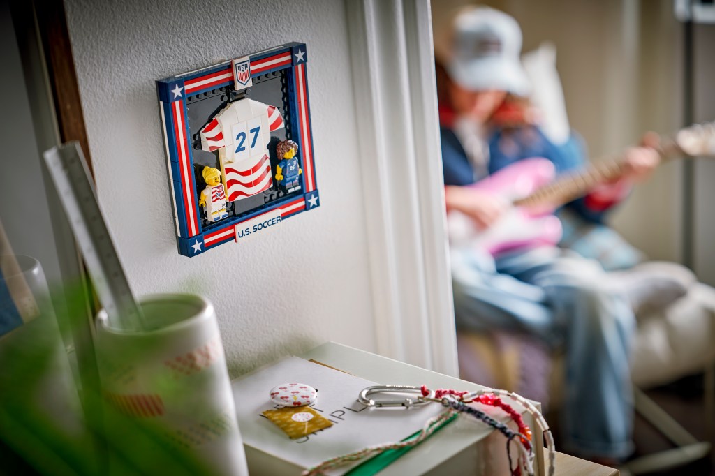 LEGO Editions 43033 Maillot 2026 de l'Équipe Nationale Américaine de Foot