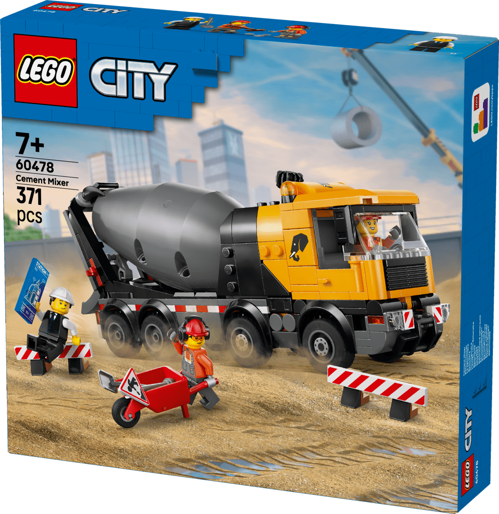 boîte LEGO City 60478 La Bétonnière
