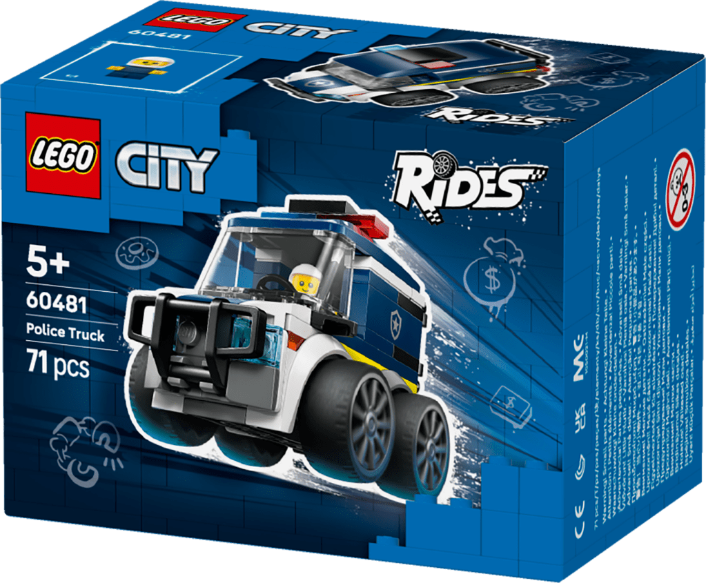 boîte LEGO City 60481 Le Camion de Police