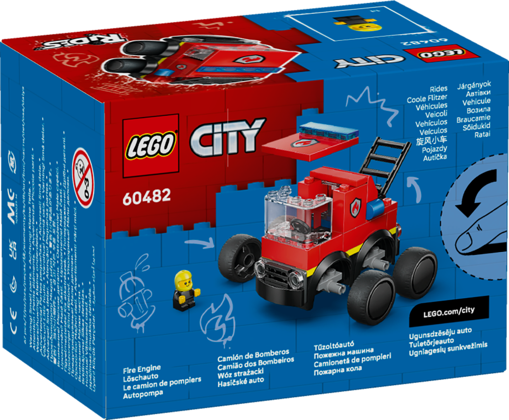 boîte LEGO City 60482 Le Camion de Pompiers