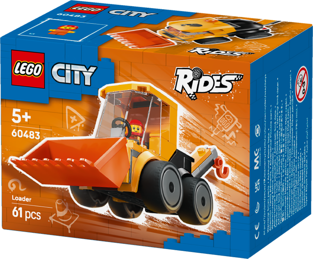 boîte LEGO City 60483 La Chargeuse de Chantier