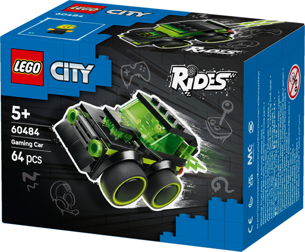 boîte LEGO City 60484 La Voiture de Course de Jeu Vidéo