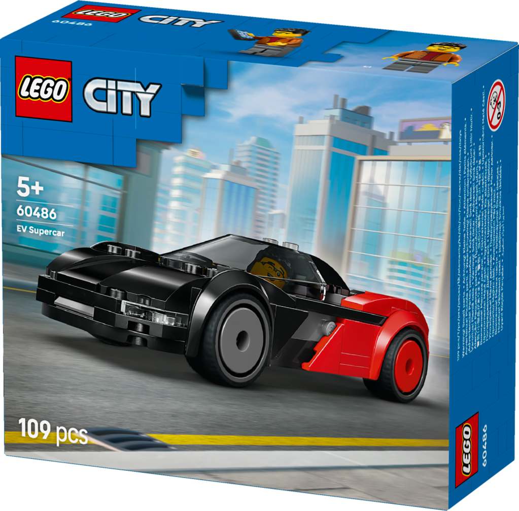 boîte LEGO City 60486 La Supercar Électrique