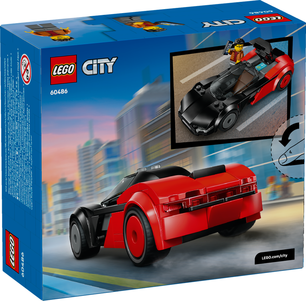 boîte LEGO City 60486 La Supercar Électrique