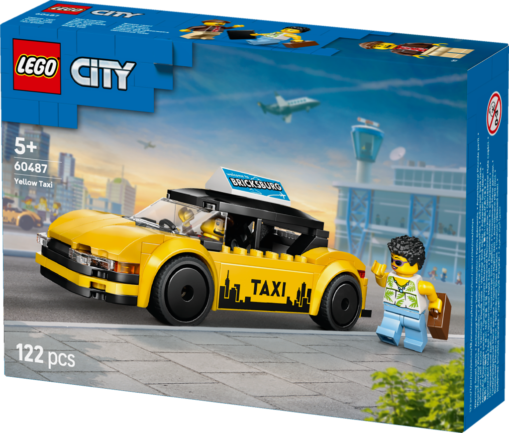 boîte LEGO City 60487 Le Taxi Jaune