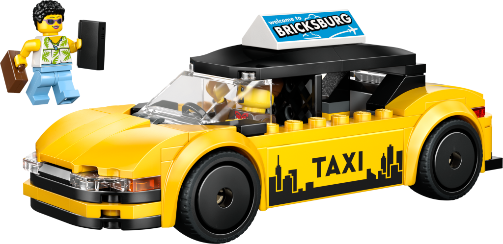LEGO City 60487 Le Taxi Jaune
