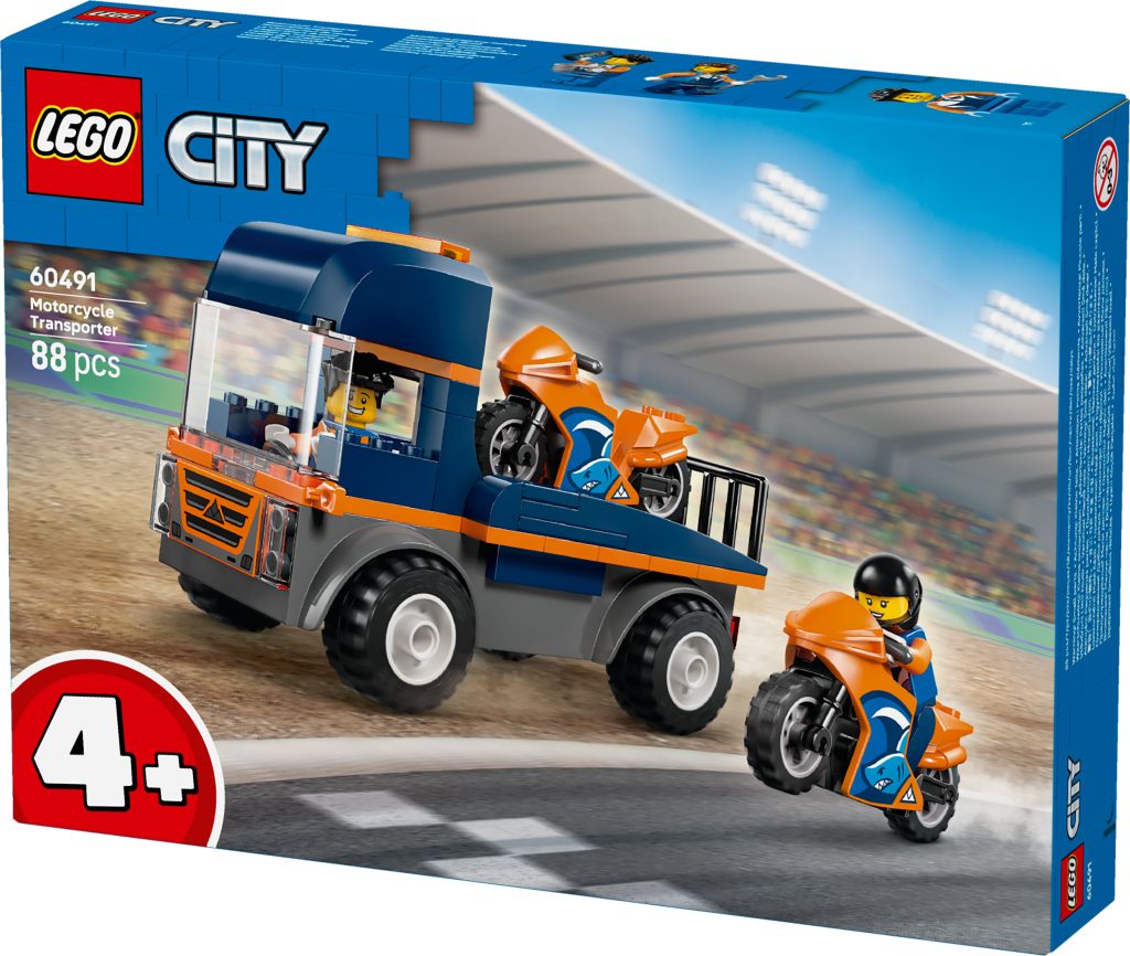 boîte LEGO City 60491 Le Transporteur de Motos
