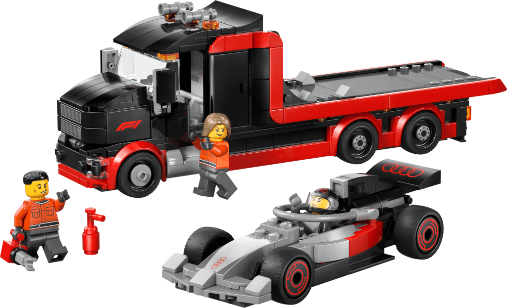 LEGO City 60493 Camion de F1 avec Voiture de Course Audi