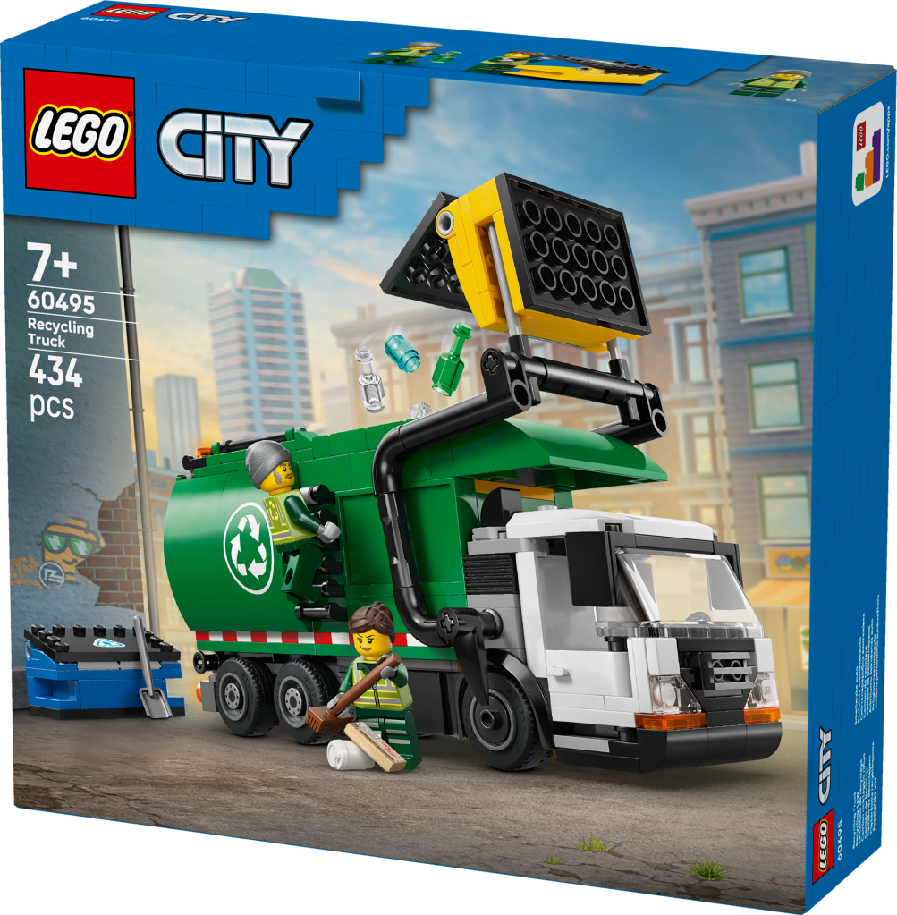 boîte LEGO City 60495 Le Camion de Recyclage
