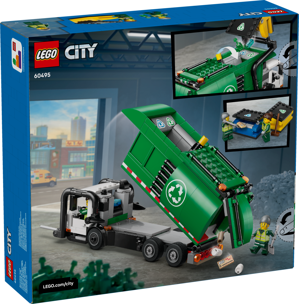 boîte LEGO City 60495 Le Camion de Recyclage