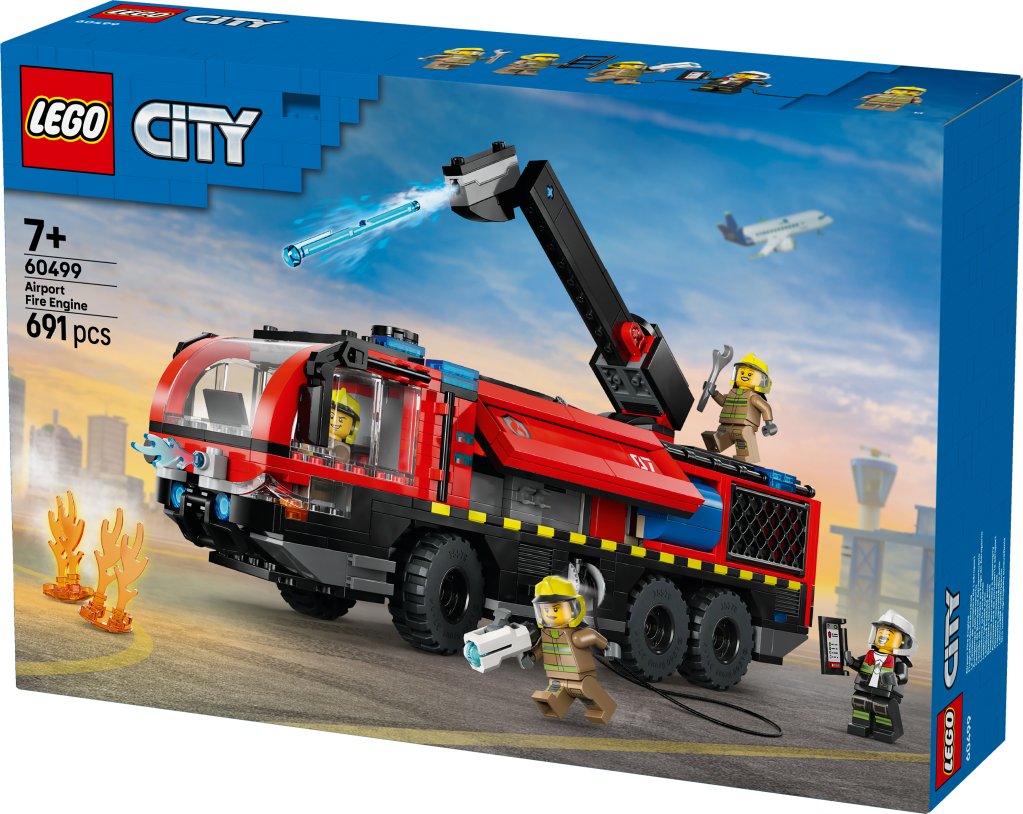 boîte LEGO City 60499 Le Camion de Pompiers de l’Aéroport