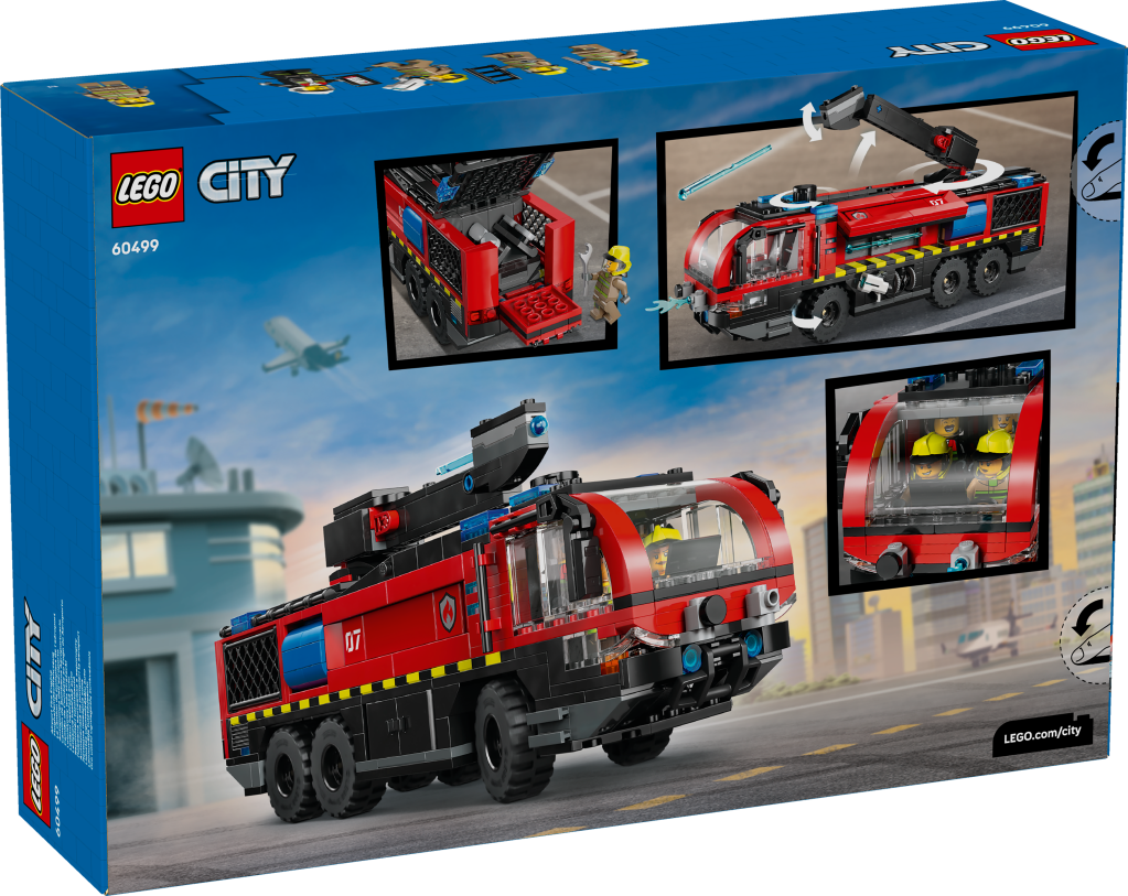 boîte LEGO City 60499 Le Camion de Pompiers de l’Aéroport