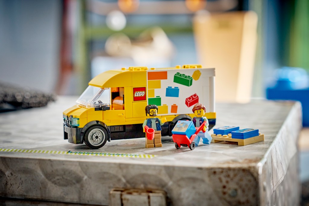 détails LEGO City 60500 Le Van LEGO