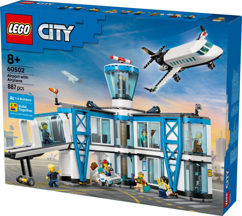boîte LEGO City 60502 L’Aéroport et l’Avion