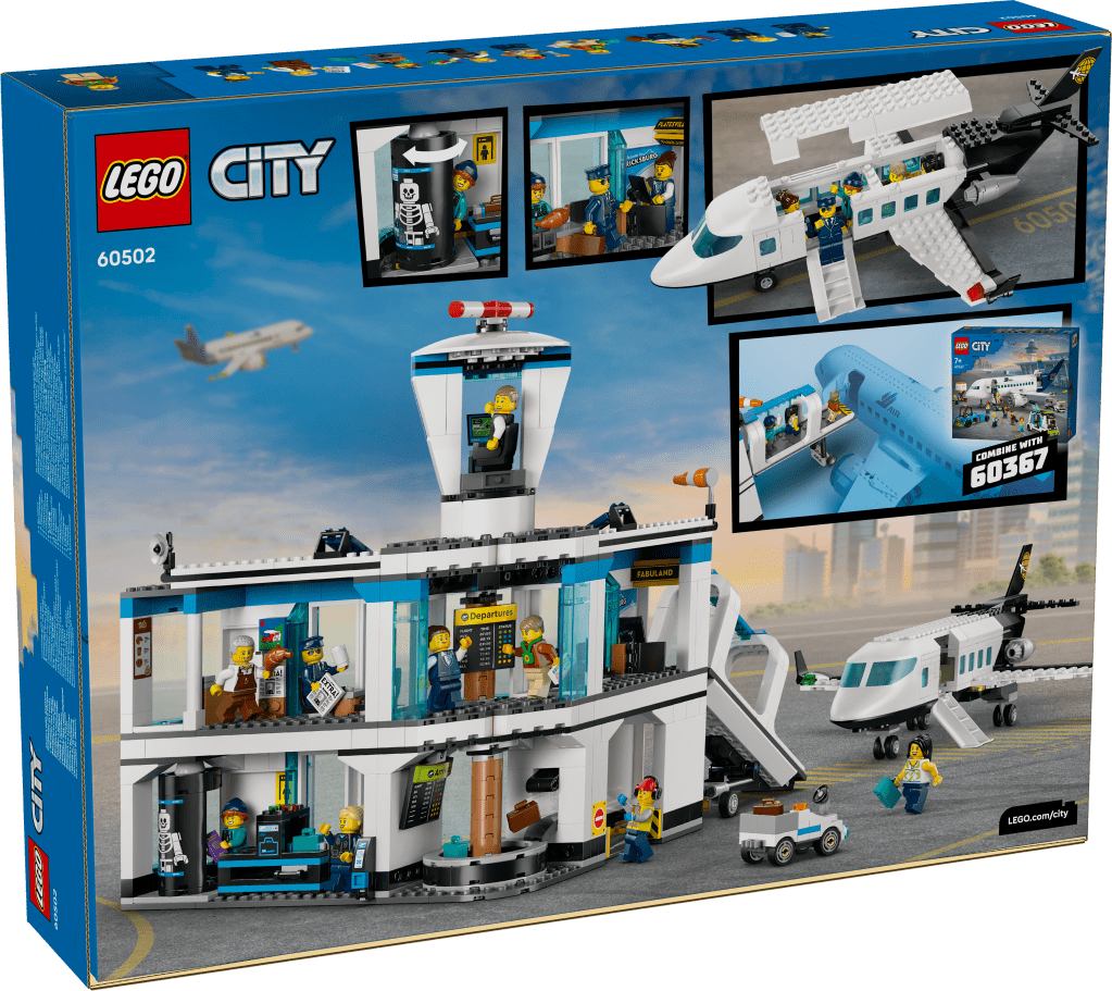 boîte LEGO City 60502 L’Aéroport et l’Avion