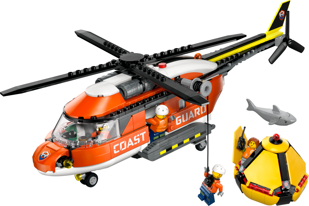 LEGO City 60503 L’Hélicoptère des Garde-Côtes