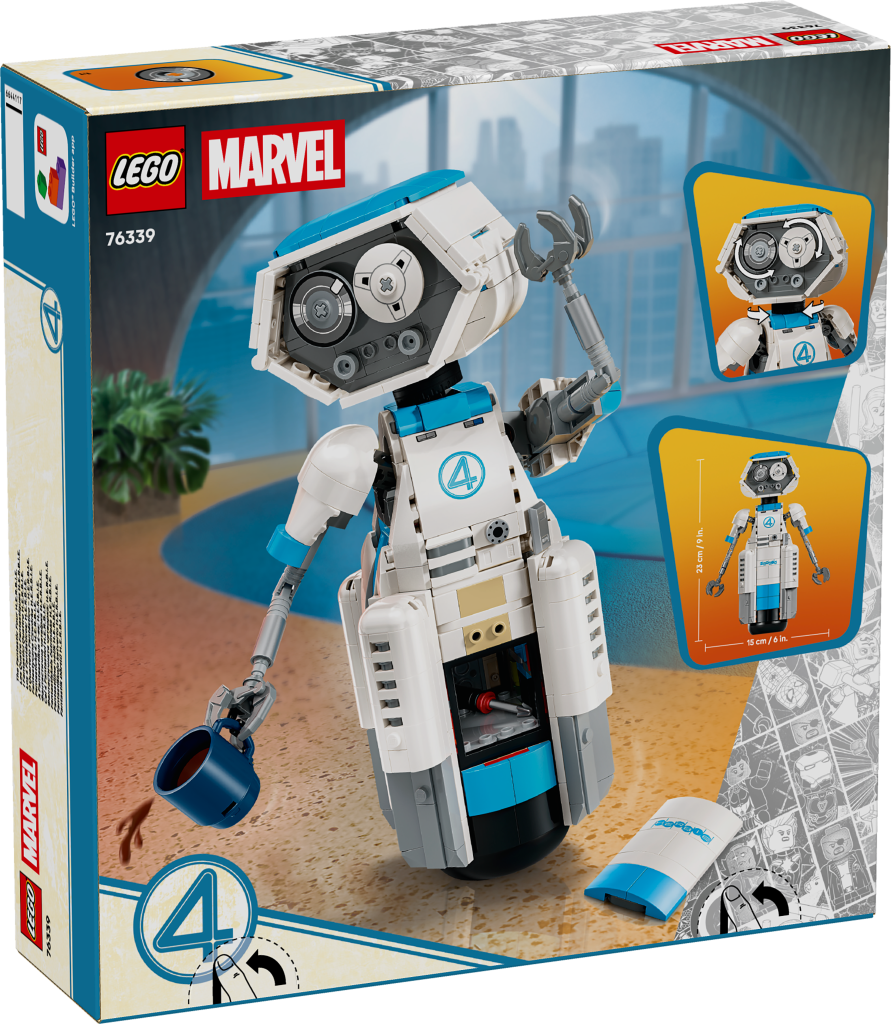 boîte LEGO Marvel 76339 Les Quatre Fantastiques H.E.R.B.I.E.